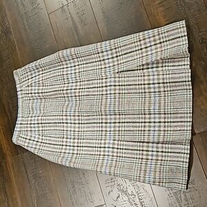 Pitlochry Pleated Wool Skirt | Vintage | Plaid